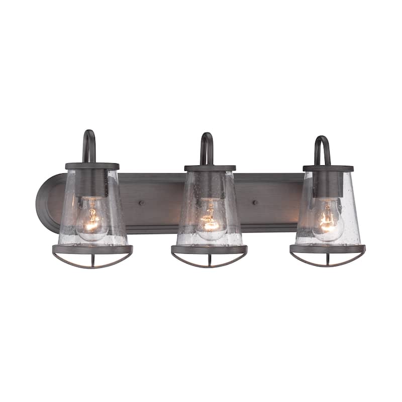 Designers Fountain Darby 3 Light 24" Wide Bathroom Vanity Light with