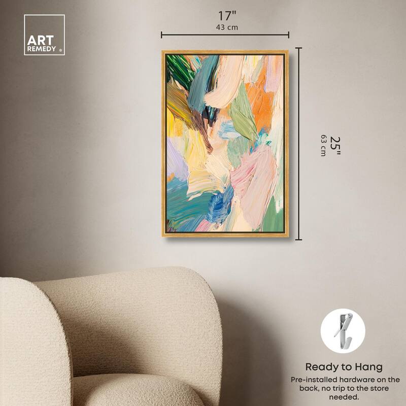 Chromatic Surge I Canvas by Art Remedy
