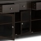 preview thumbnail 5 of 24, WYNDENHALL Essex SOLID WOOD 54 inch Wide Contemporary Sideboard Buffet in Mahogany - 54 inch Wide