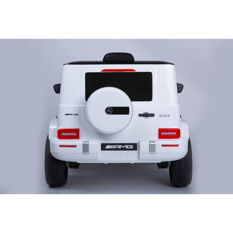 Mercedes-Benz G63 Kids Electric Ride-On Car with Parental Remote, Music Player, and Quake-Proof Wheels 鈥