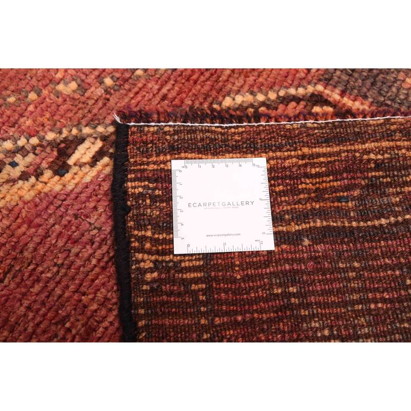 ECARPETGALLERY Hand-knotted Melis Vintage Dark Copper Wool Rug - 3'9 x 10'4