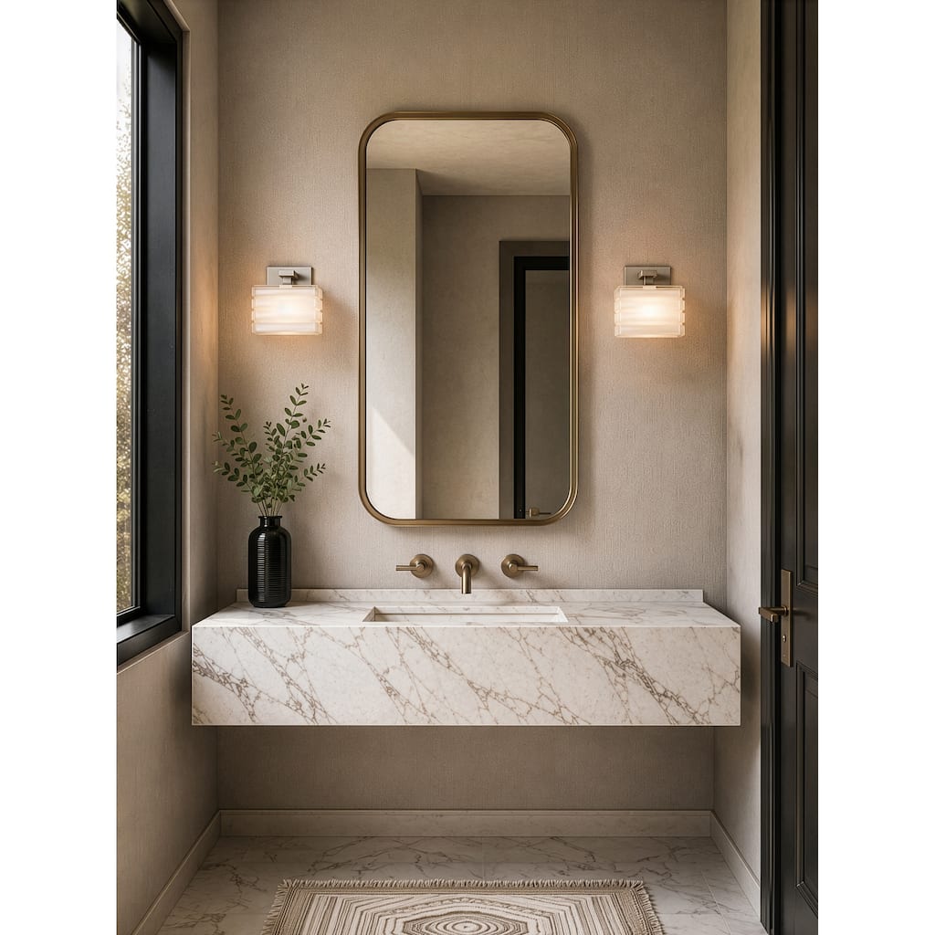 Varaluz Sardinia On Trend Wall Sconce - Brushed Nickel