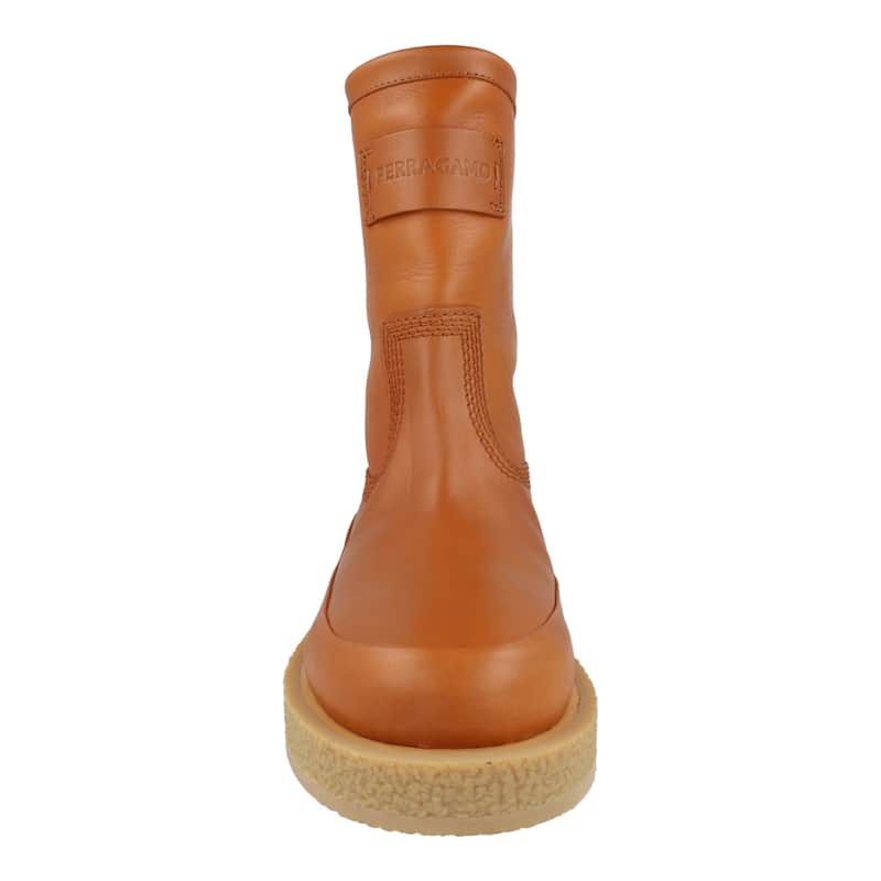 Ferragamo Ferdi Leather Boots