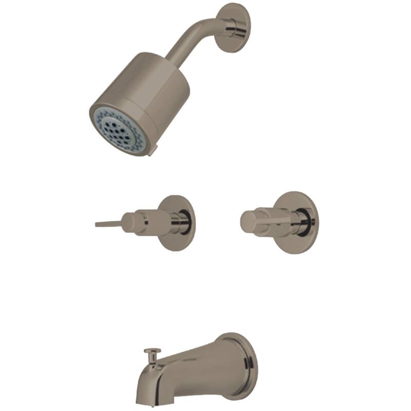 NuvoFusion Two-Handle Tub and Shower Faucet - Brushed Nickel