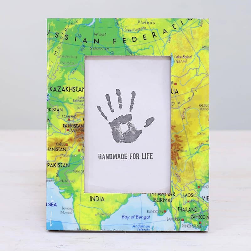 Novica Handmade Travel The World Wood Photo Frame (4X6)