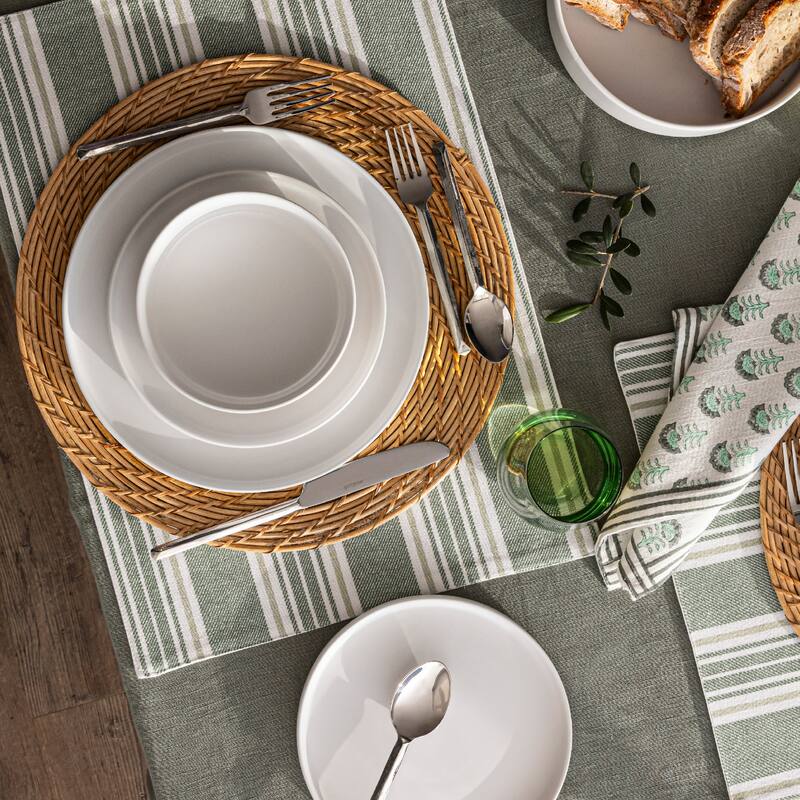 over&back Stackable 25oz Semi-Matte Stoneware Cereal Bowls