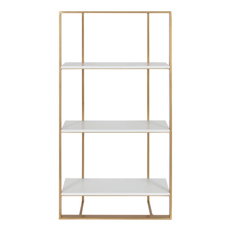 Kate and Laurel Kercheval Modern Wood Shelf