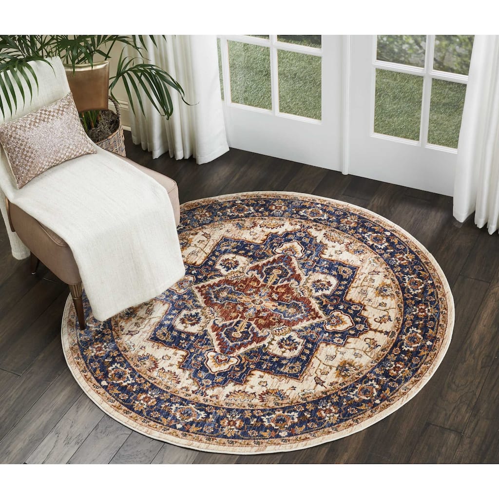 Nourison Reseda Persian Medallion Area Rug