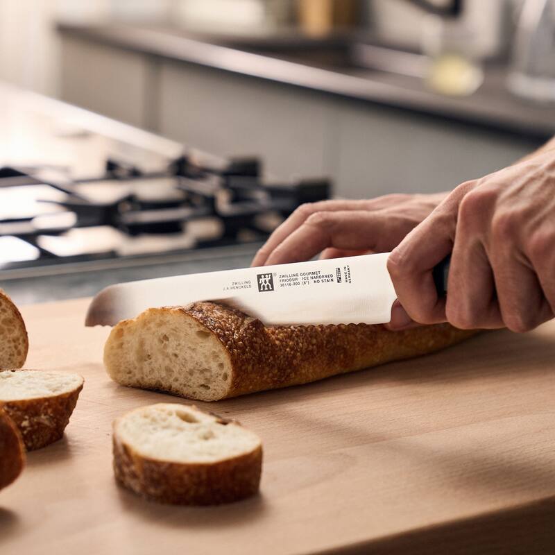 ZWILLING Gourmet 8-inch Bread Knife - Black