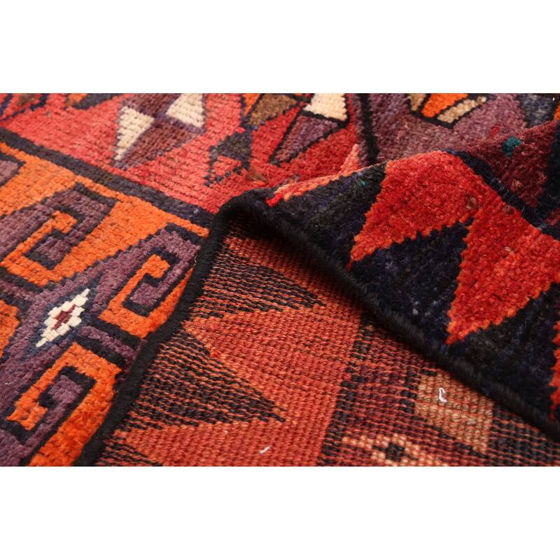 ECARPETGALLERY Hand-knotted Melis Vintage Red Wool Rug - 5'4 x 8'1