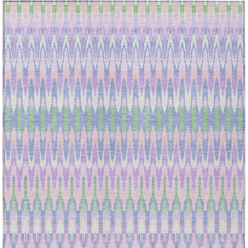 HomeRoots Southwestern Transitional Rectangle Outdoor Rug