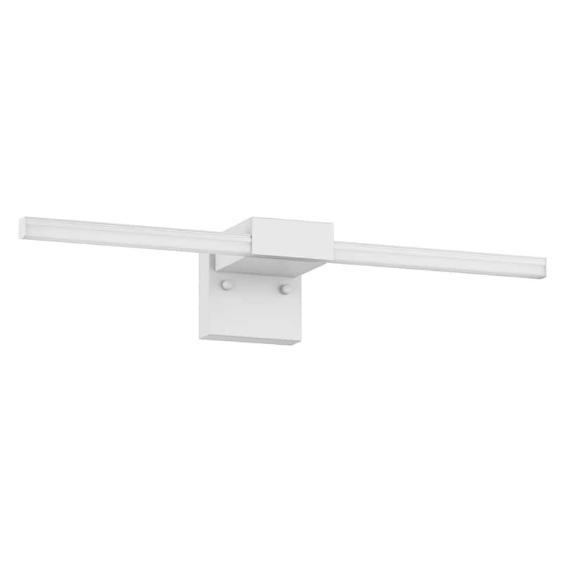 Modern Black or White 23.74-inch Linear LED Dimmable Bathroom Vanity Lighting Fixture
