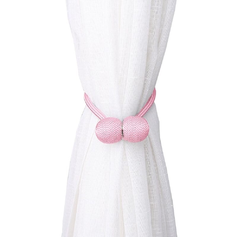 Towerside Magnetic curtain Tieback (Set of 2) - Pink
