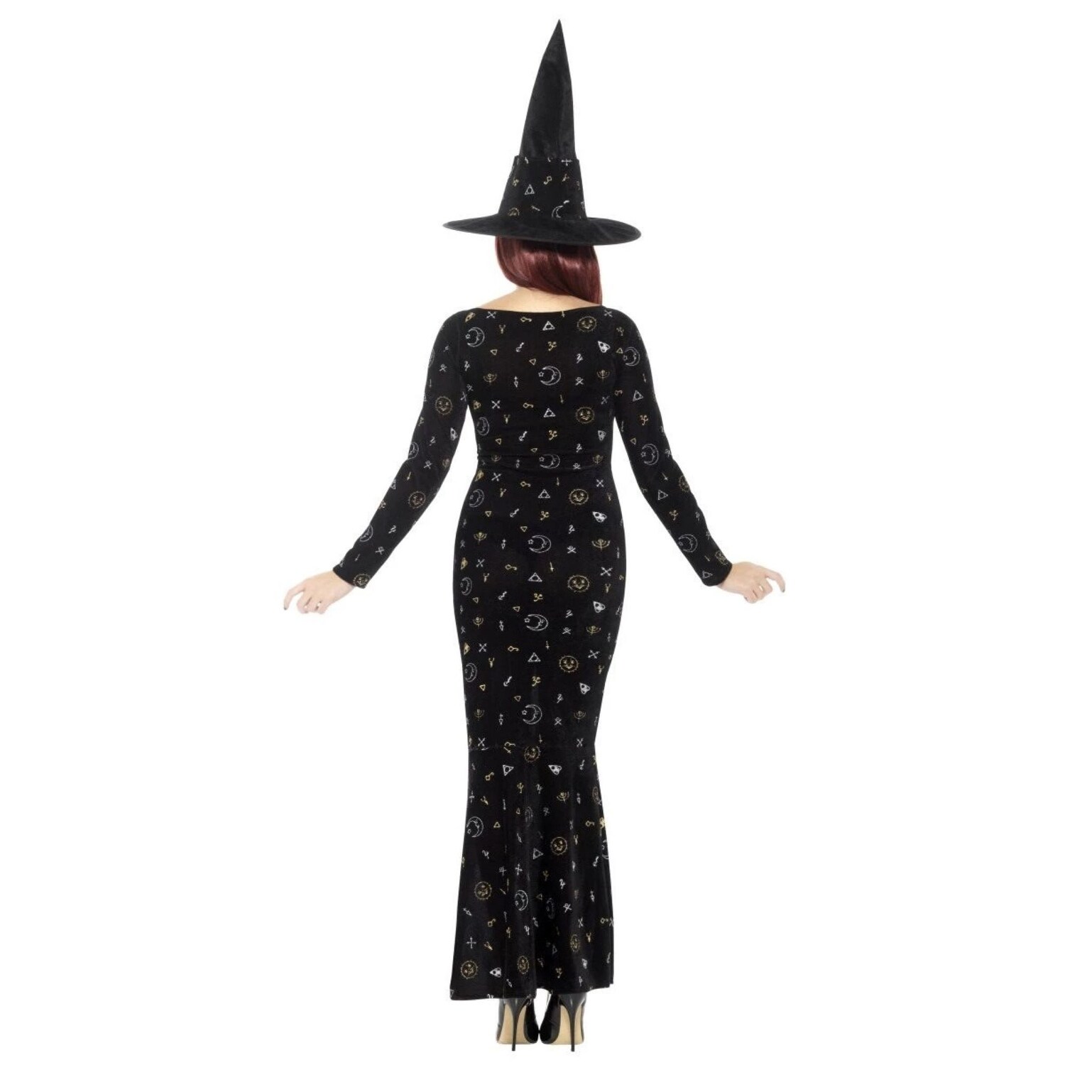 Shop 41 White And Black Magic Ouija Witch Large Adult Halloween Costume Overstock 29184019