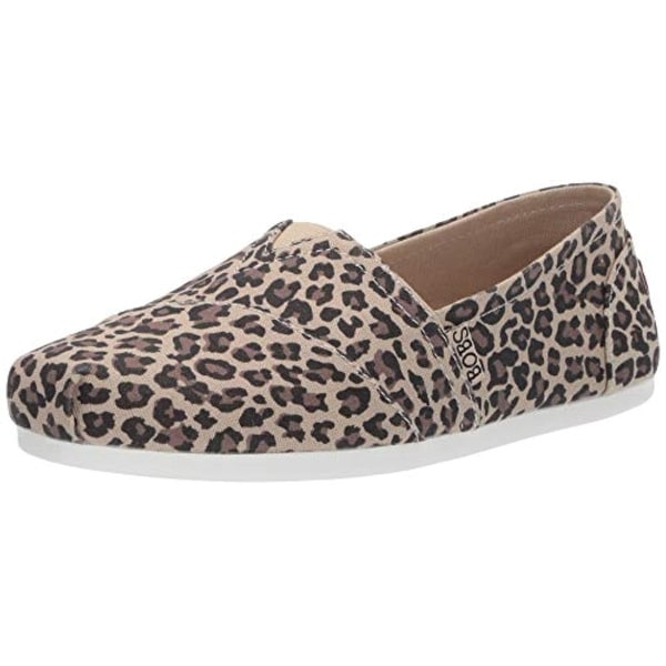 womens leopard print slip on shoes