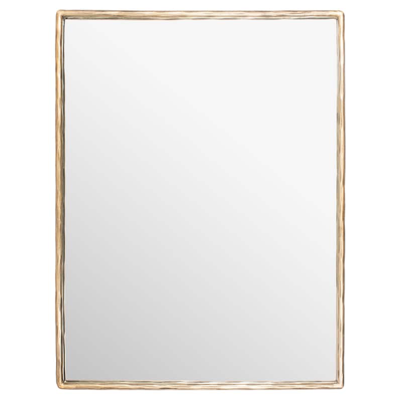 SAFAVIEH Couture Donka 30-inch Small Rectangle Metal Mirror - 30 In W x 2 In D x 40 In H - 30Wx2Dx40H