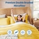preview thumbnail 83 of 175, Nestl Ultra Soft Double Brushed Microfiber Duvet Cover Set with Button Closure