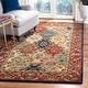preview thumbnail 6 of 50, SAFAVIEH Handmade Heritage Lyra Traditional Oriental Wool Rug 3' x 5' - Multi/Burgundy - Rectangle