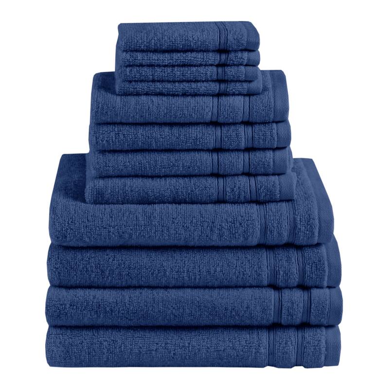 Chelsea Square 400GSM Essential Bundle Quick Dry 100% Cotton 12pc Towel Set