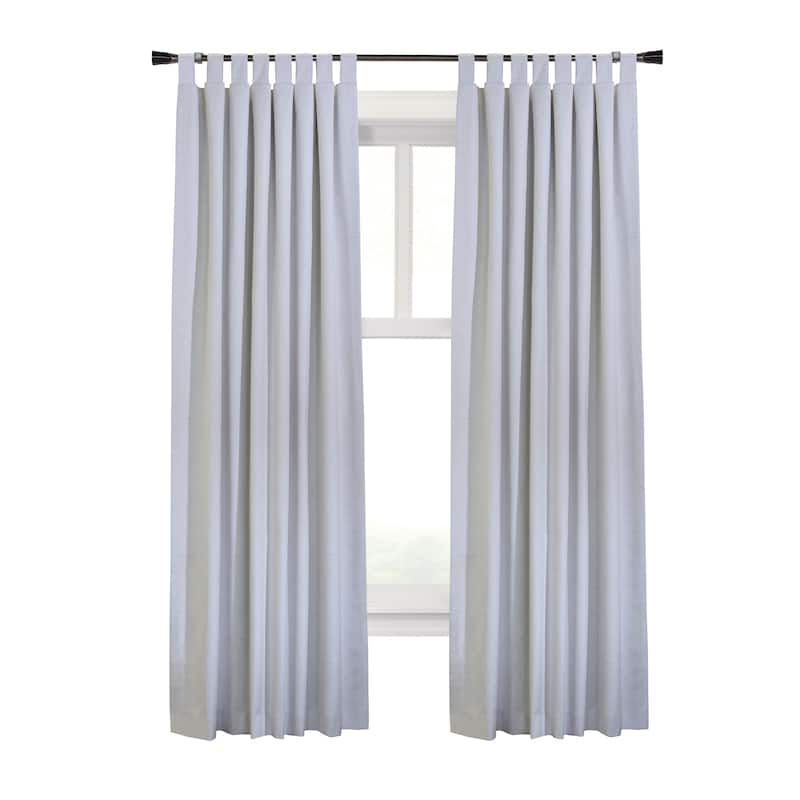 ThermaPlus Ventura Total Blackout Foamback Tab Top Curtain Panel Pair