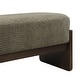 preview thumbnail 11 of 18, Christopher Knight Home - Gazena Large Ottoman Bench with Rubberwood Base - 64" W x 18.5" D x 18.5" H