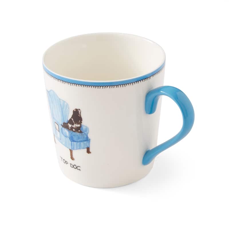 Kit Kemp for Spode Doodles Top Dog Mug