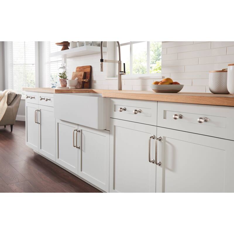 Top Knobs Rounded 9 Inch Center to Center Handle Cabinet Pull from the