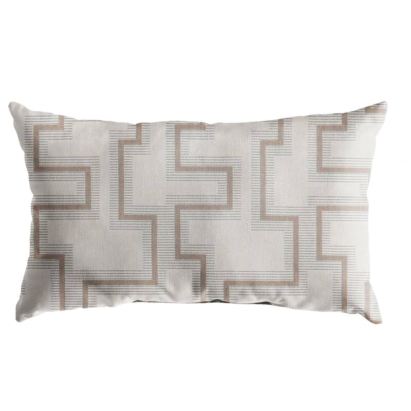 Sunbrella Resonate Dune Printed Indoor/Outdoor 13x20 Knife Edge Pillow (Single)