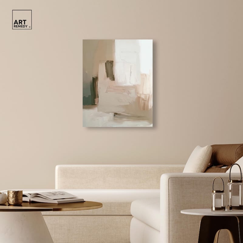 Calm in Texture Canvas by Art Remedy, Gallery Wrapped