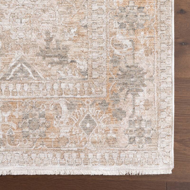 Nuloom Koami Medallion Fringe Area Rug