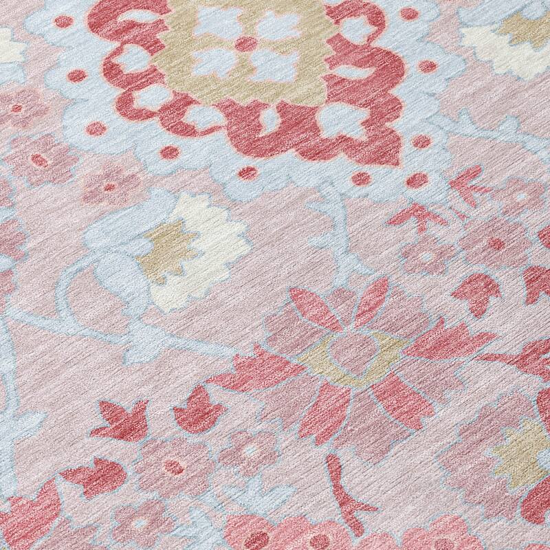 HomeRoots Oriental Traditional Rectangle Outdoor Rug