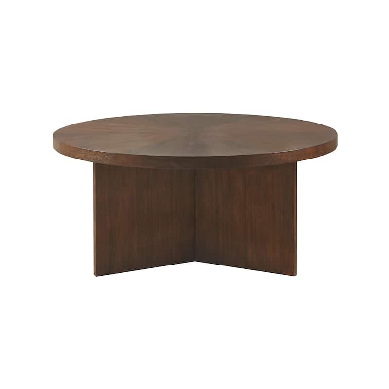Martha Stewart Sadie Brown Round Coffee table