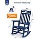 preview thumbnail 34 of 134, WINSOON All Weather HIPS Outdoor Rocking Chair, Set of 2