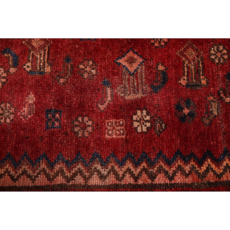 ECARPETGALLERY Hand-knotted Antalya Vintage Red Wool Rug - 3'4 x 6'9