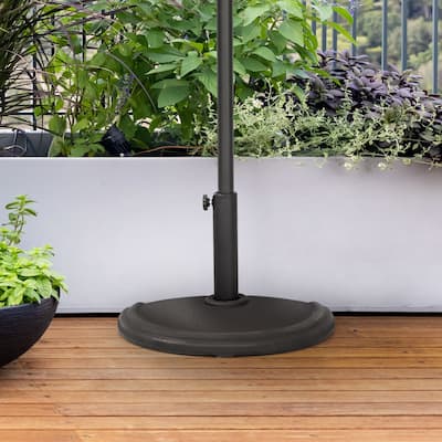 Patio 17.7’’ Half Round Umbrella Base, Weight Up to 20.9 LBS