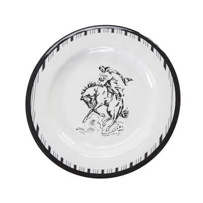 Paseo Road by HiEnd Accents Ranch Life Dinner Plate Set, 4PC