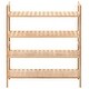 preview thumbnail 2 of 3, vidaXL Shoe Rack Solid Walnut Wood 27.2"x10.2"x31.9"