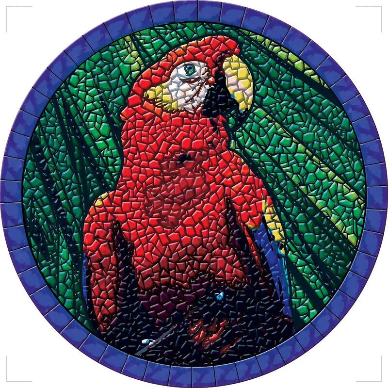 Parrot Head Decorative Pool Mat - Pool Art