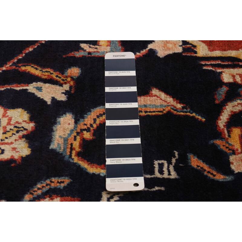 ECARPETGALLERY Hand-knotted Andelz Blue Wool Rug - 4'5 x 10'8