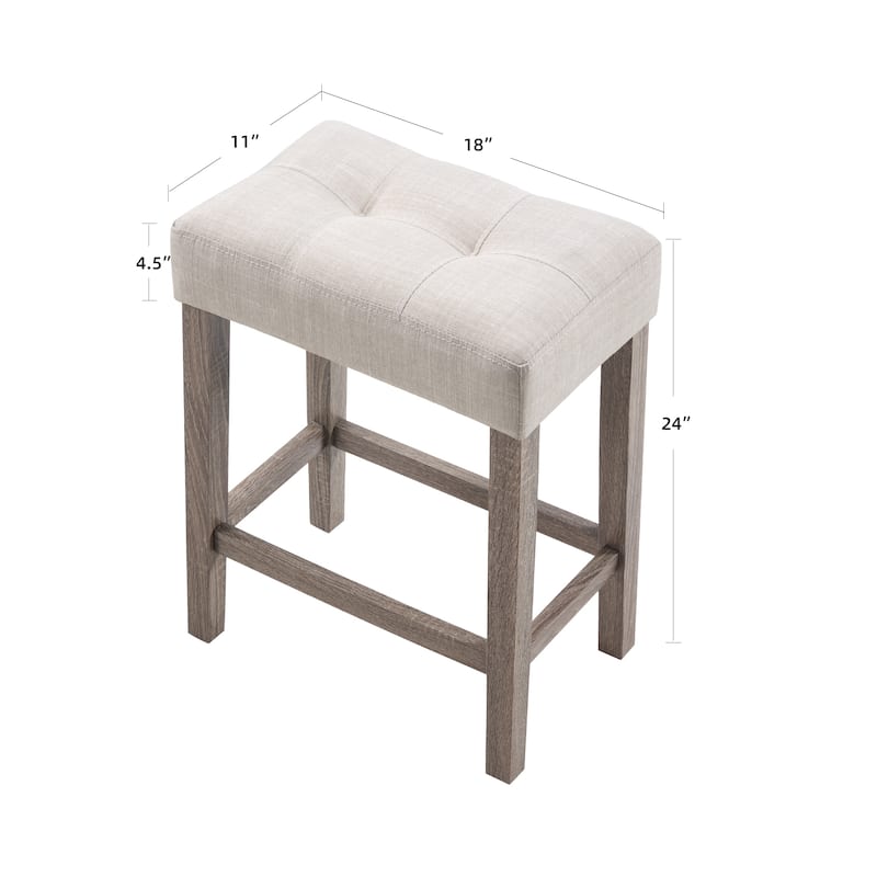 4 PCS Bar Table Dining Sets with Counter Stools and Built-in Power Outlets