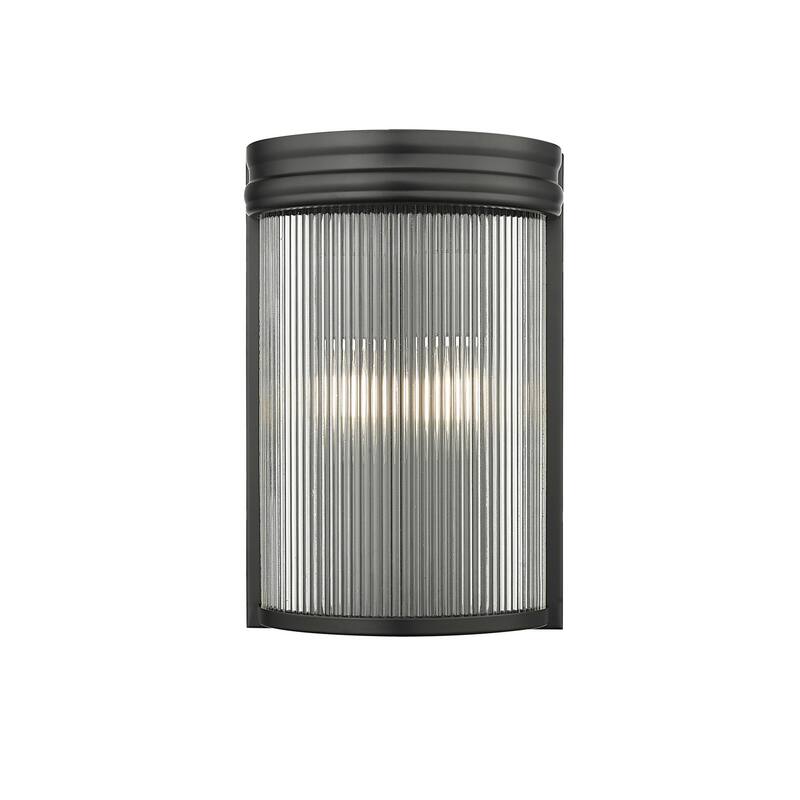 Z-Lite 7504-2S Carnaby 2 Light 12" Tall Wall Sconce - Matte Black