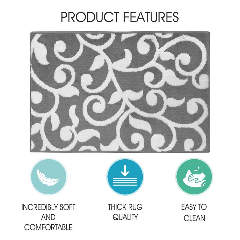 SUSSEXHOME Area Rugs Modern Desing for Living Room