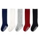 preview thumbnail 1 of 5, CozyWay Baby Knee High Non-Slip Socks, Cable Knit With Grips, 5 Pairs 6-18 Months