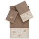 preview thumbnail 18 of 55, Authentic Hotel and Spa 100% Turkish Cotton Braelyn 3PC Embellished Towel Set Latte
