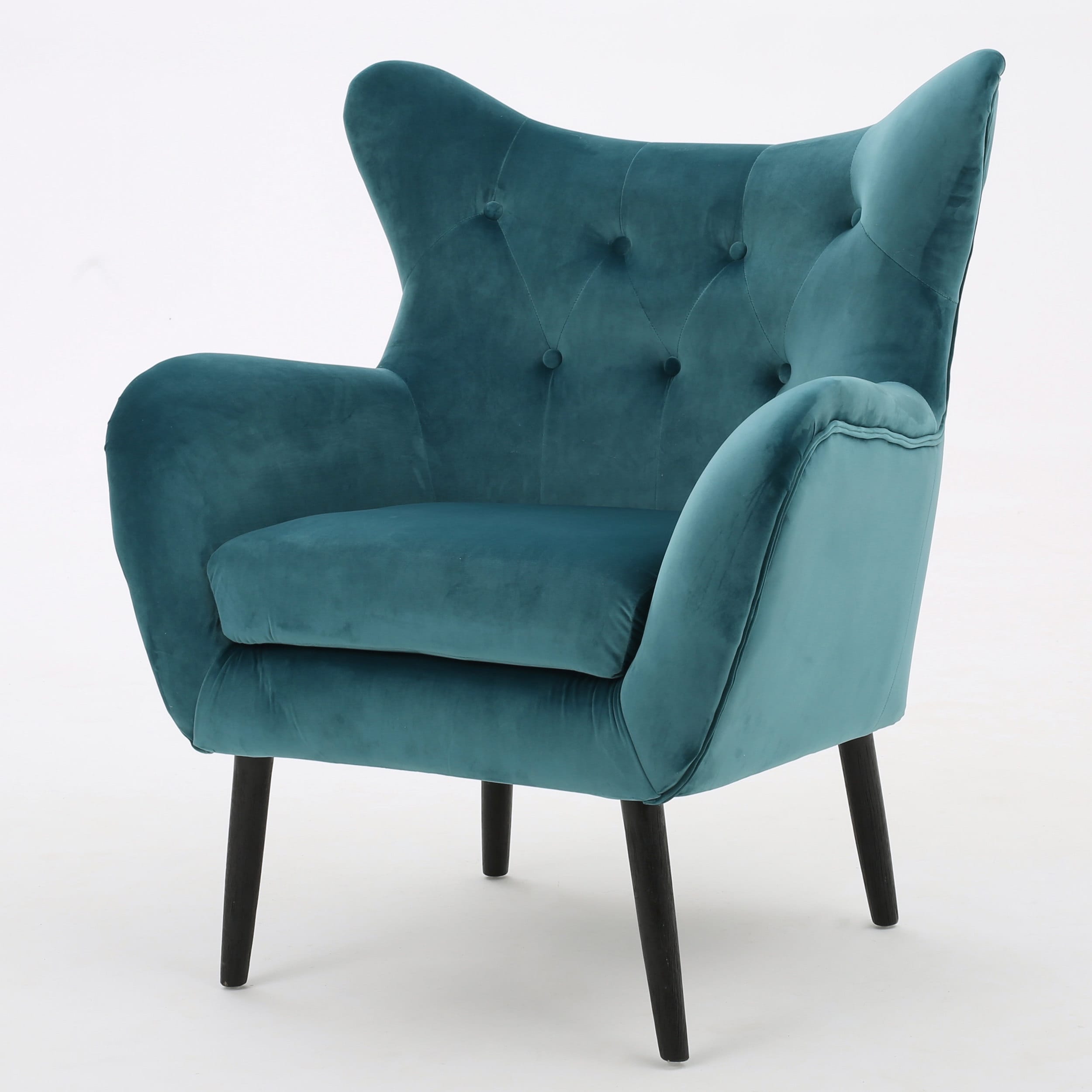 Alyssa Mid century Upholstered Arm Chair by Christopher Knight