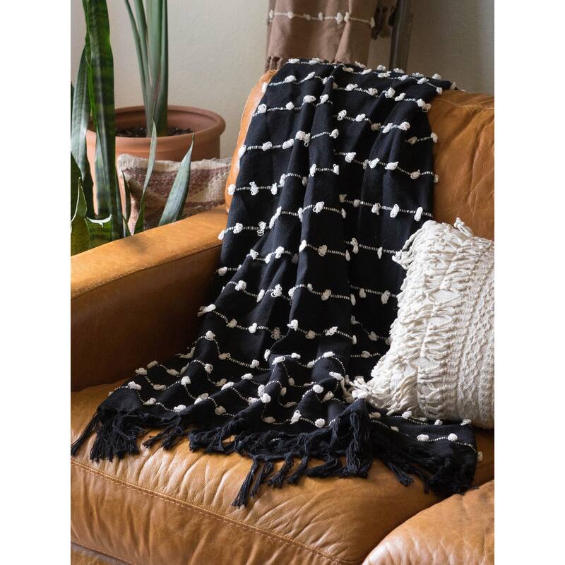 DII Woven Loop Throw