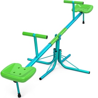 Seesaw Sit and Spin Teeter Totter Heavy Duty Swivel Kids Outdoor Play