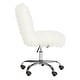 preview thumbnail 7 of 7, SAFAVIEH Whitney Faux Sheepskin Adjustable Office Chair - 26.4" x 26" x 31.1"