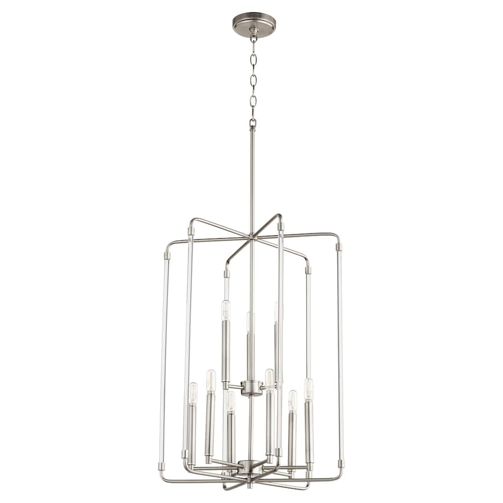 Quorum International Optic 9 Light 20" Wide Chandelier
