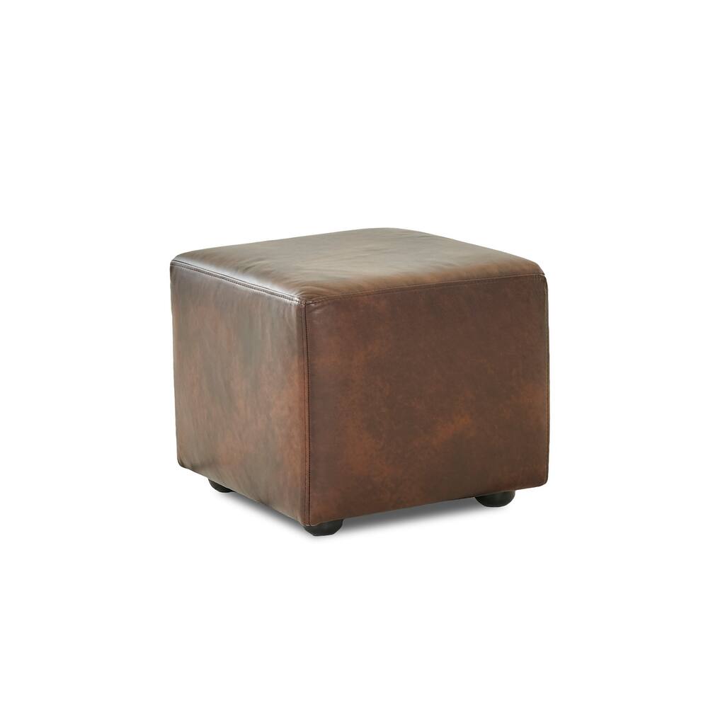 Cubes Leather Ottoman